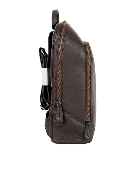 Back Pack with Genuine Leather