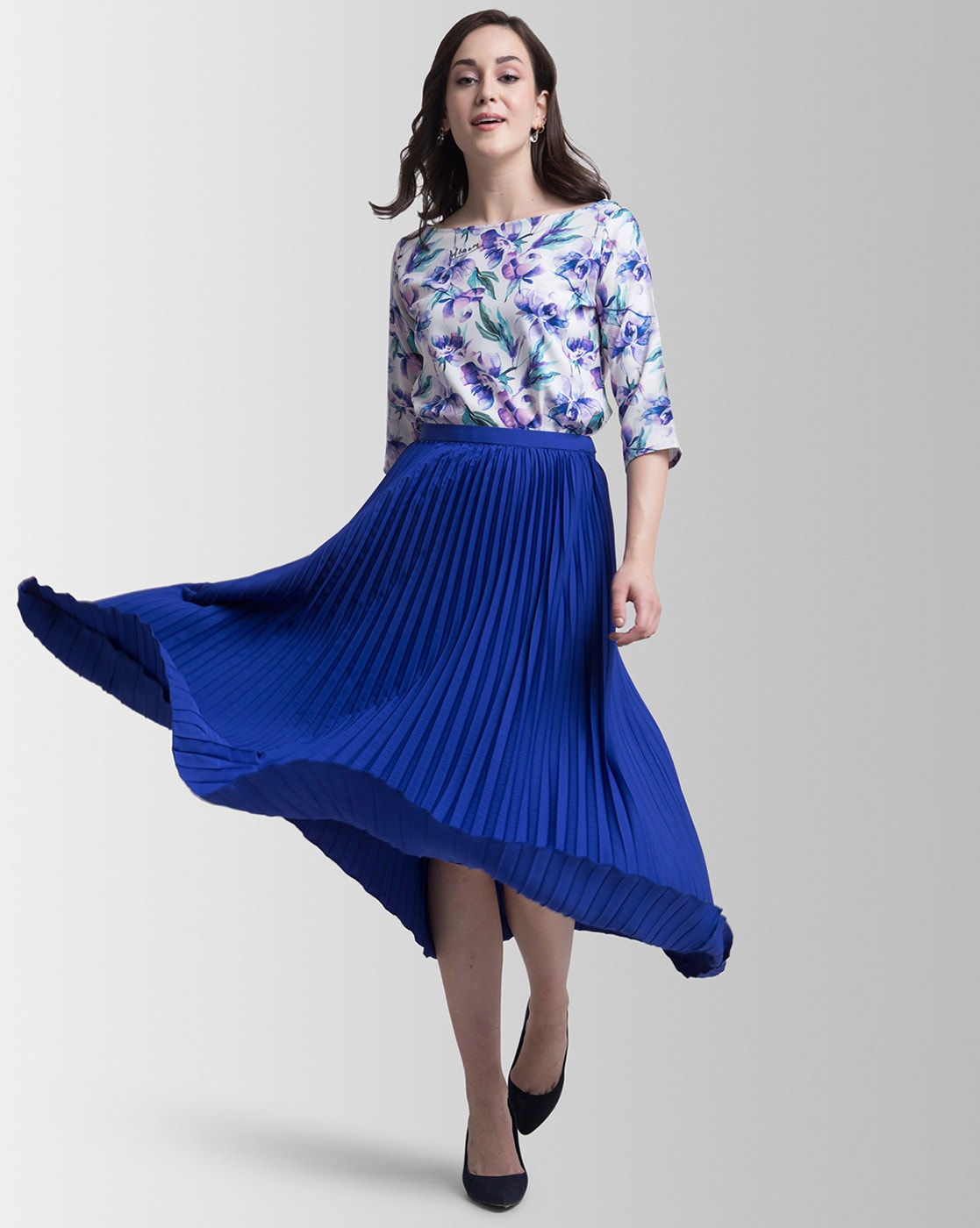 Blue Skirt - Buy Blue Skirt online in India-seedfund.vn