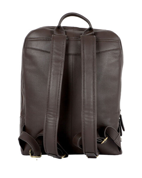 Back Pack with Genuine Leather