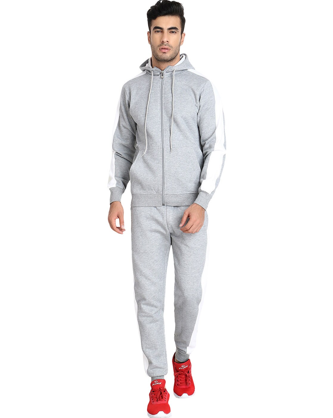 Grey colour shop tracksuit