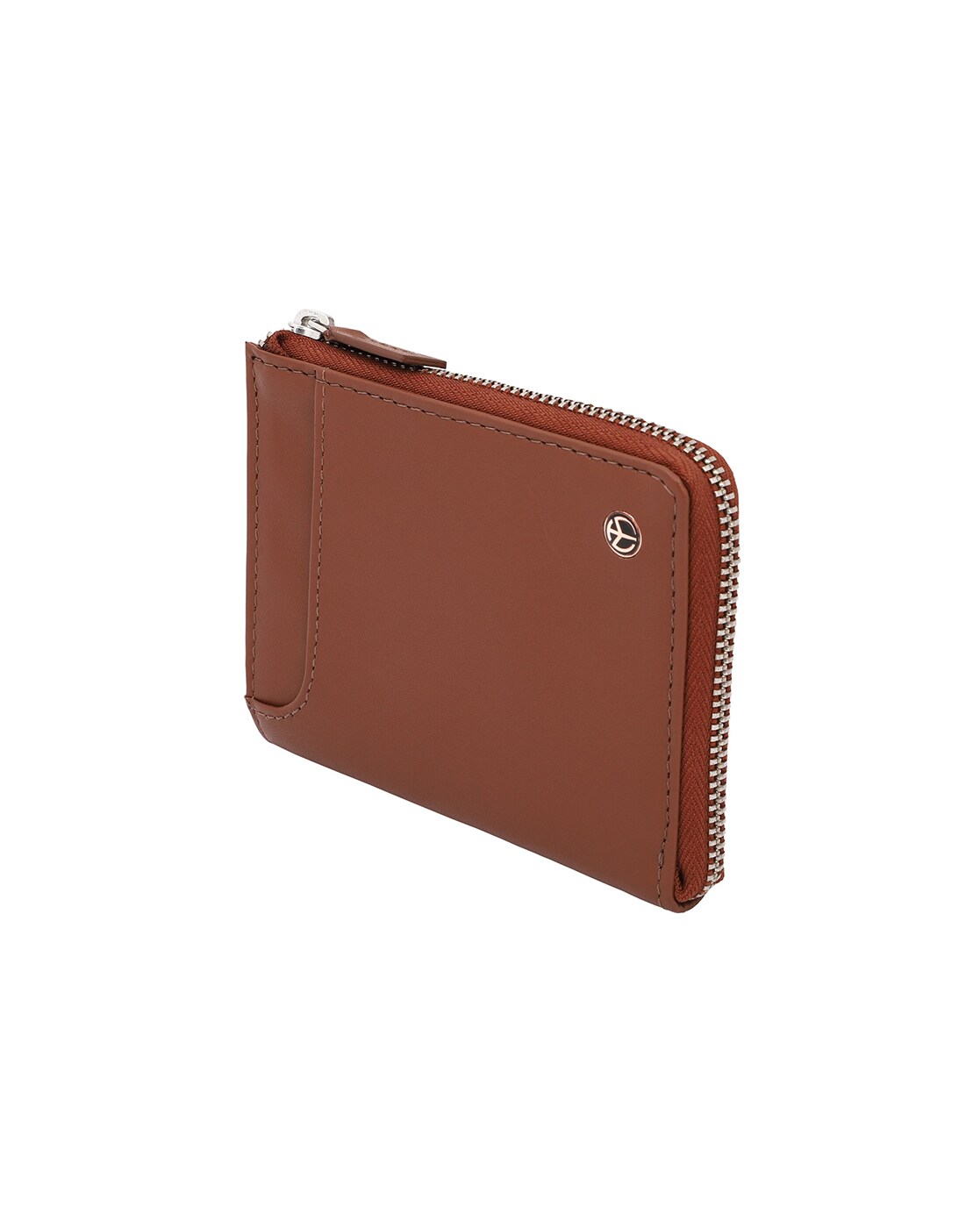 Bi Fold Wallet with Zip Closure