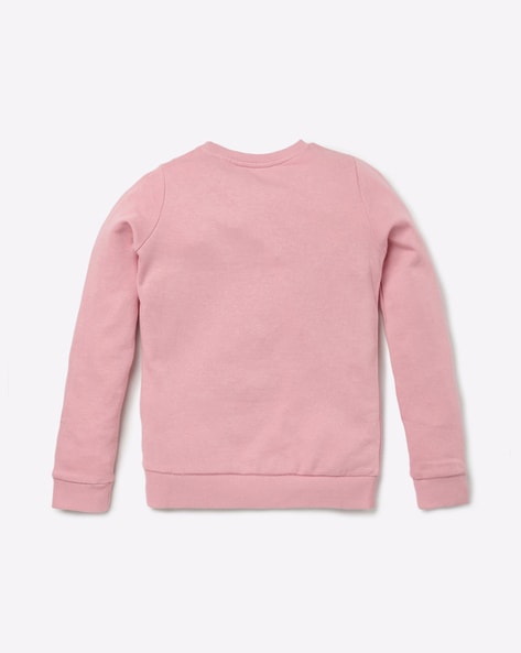 Buy Pink Sweatshirts Hoodie for Girls by GUESS Online Ajio