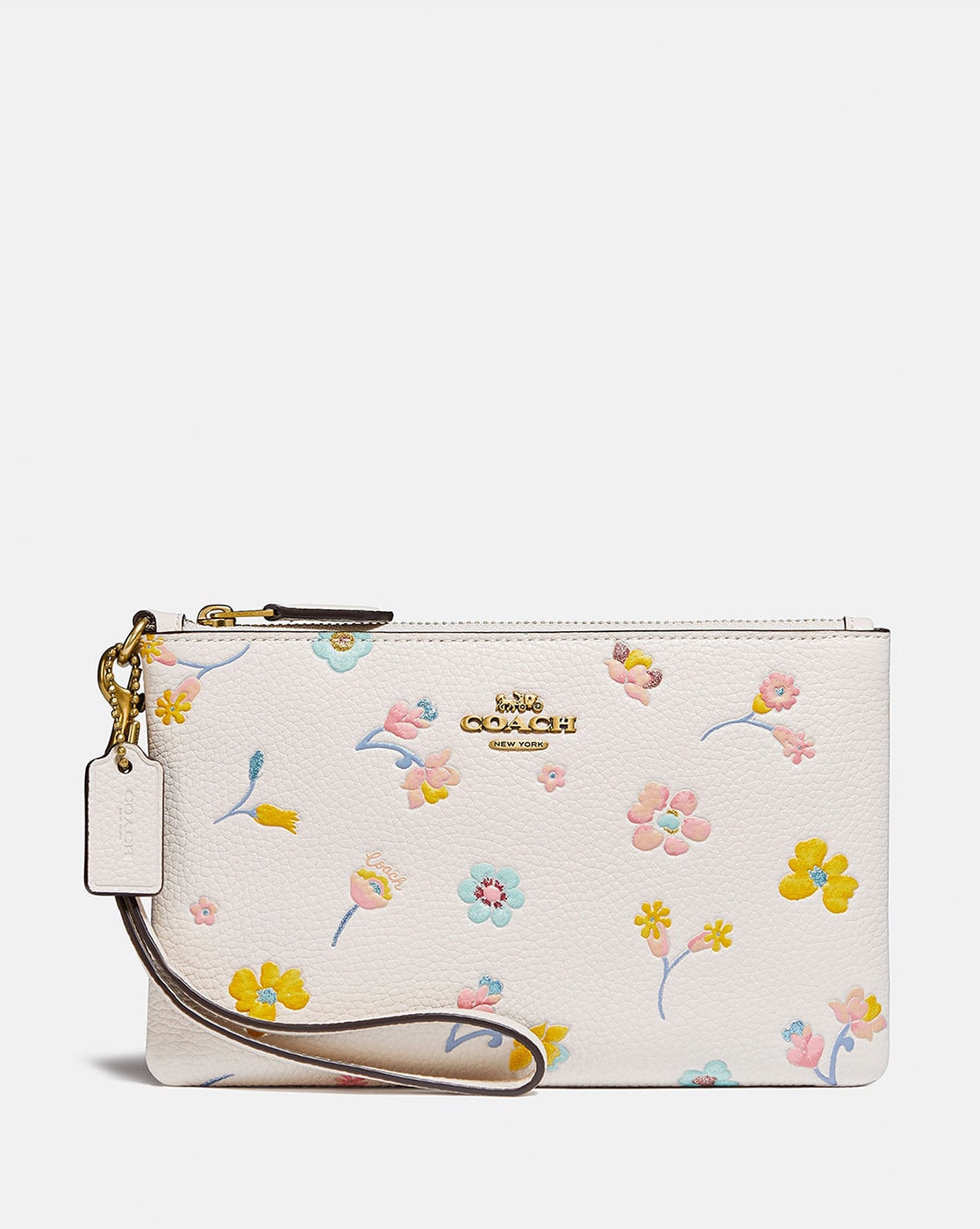 coach watercolor wristlet