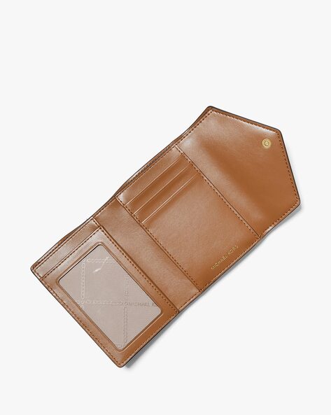 Michael Kors Passport Wallet DESIGNER Logo Brand New Brown Tan