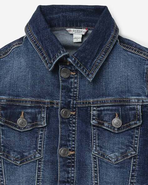 Dean Denim Sherpa Jacket | GUESS