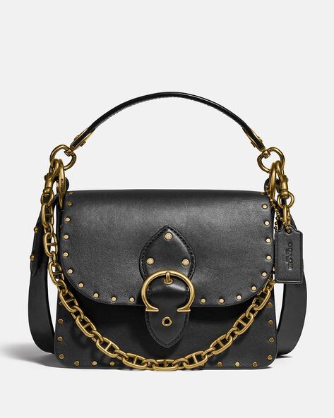 coach beat shoulder bag 18 with rivets