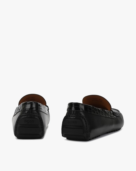 Hugo boss sales crocodile shoes