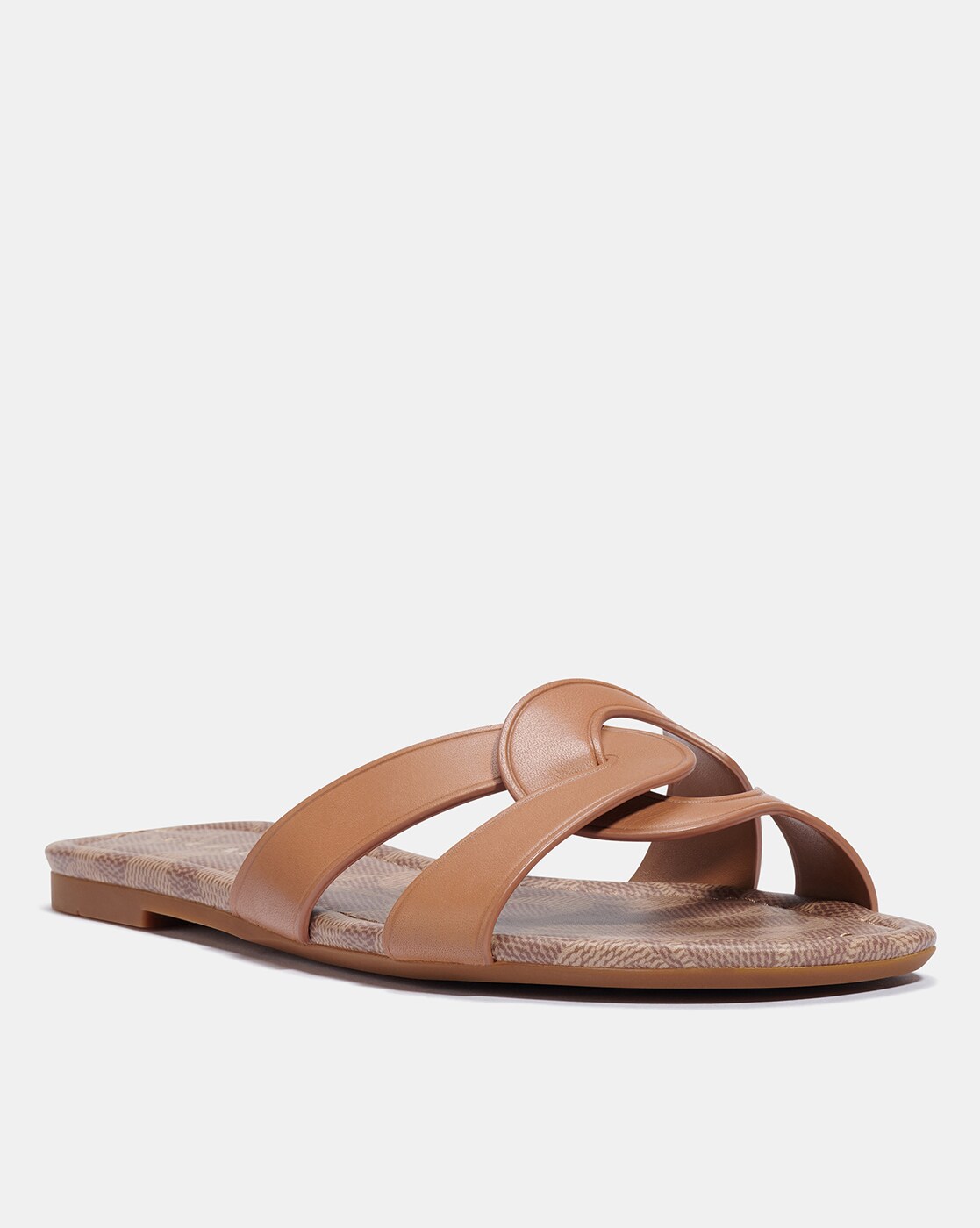 Valentino Garavani Rockstud flat sandals for Women - Metallic in Oman |  Level Shoes