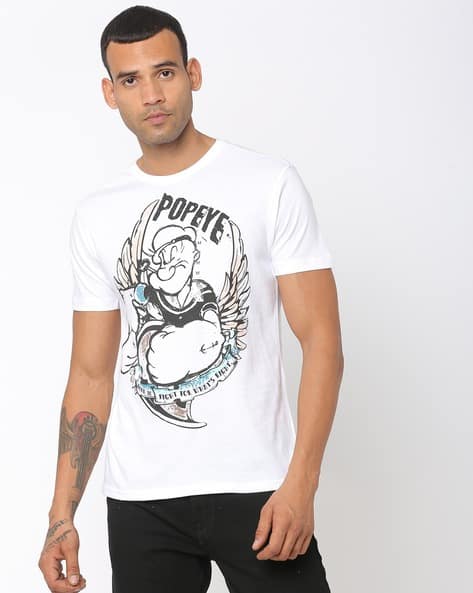 Buy White Tshirts for Men by OTHER CHARACTERS Online