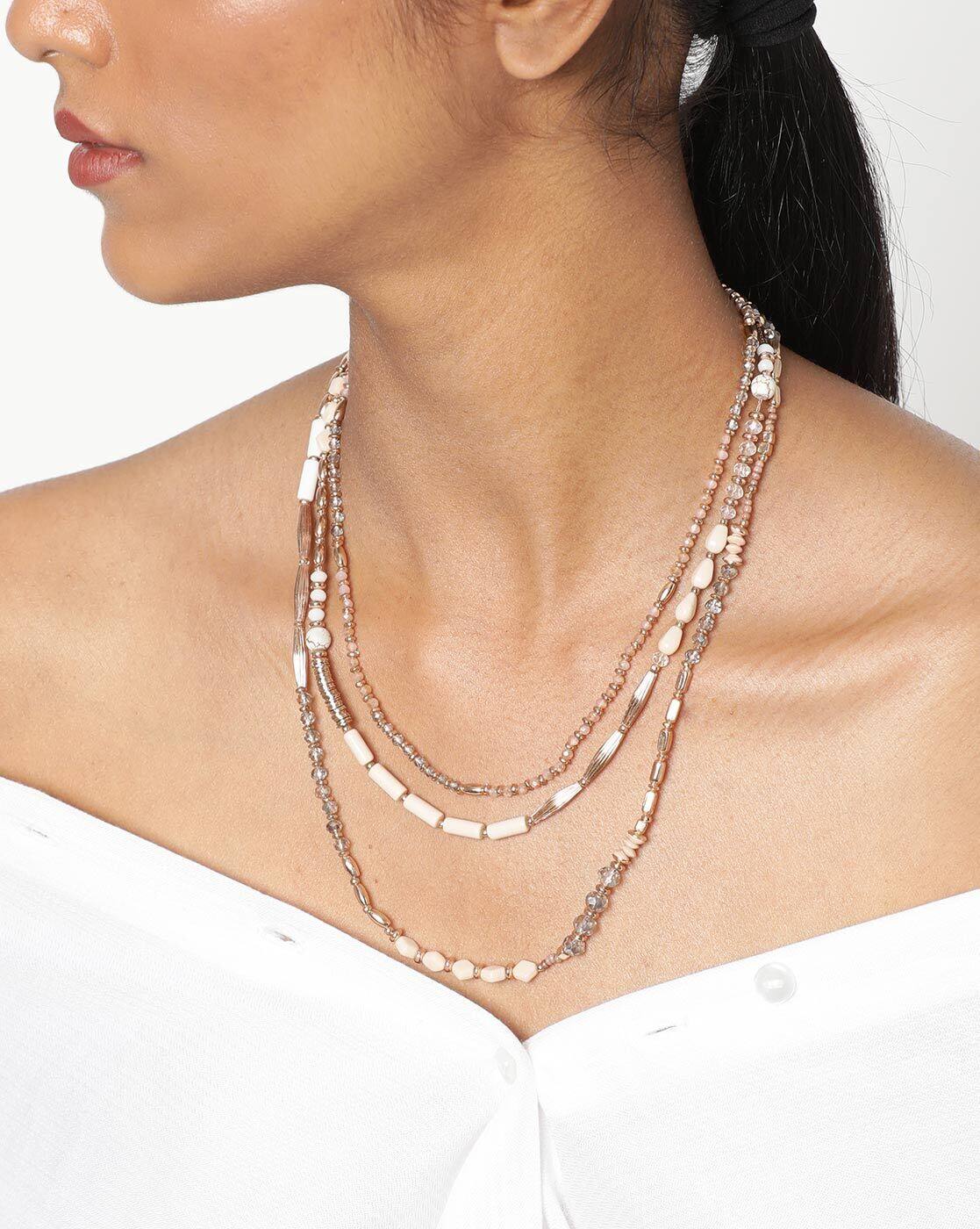Buy Pink Necklaces \u0026 Pendants for Women 