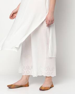 Ajio white palazzo clearance