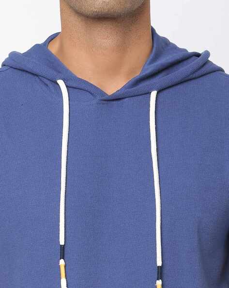 Hooded T-shirt with Drawstring Fastening view 3