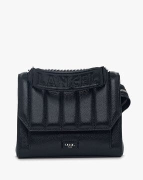 Buy Lancel Ninon De Lancel Sling Bag with Logo Handle Black
