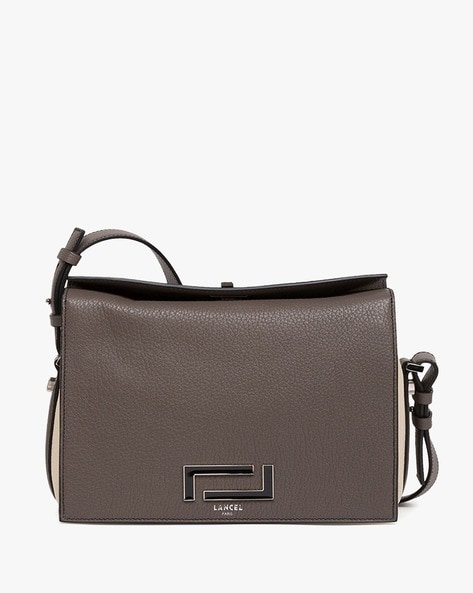 Pia de Lancel Textured Satchel Bag