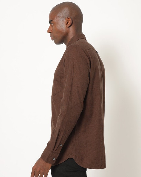 Calvin klein discount brown shirt