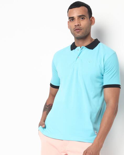 Buy Sky Blue Tshirts for Men by SPORTS 