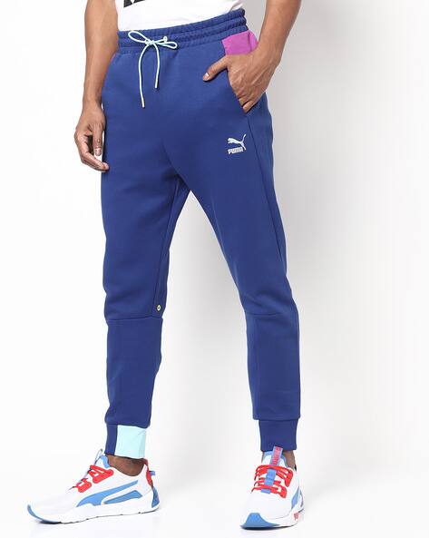 blue puma joggers