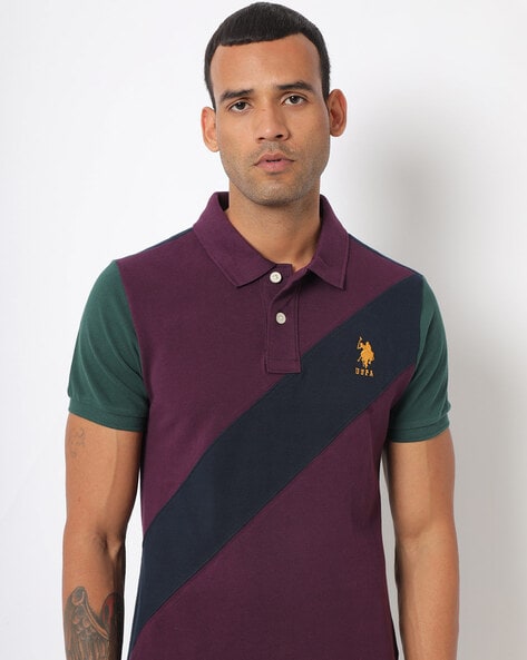 us polo purple t shirt