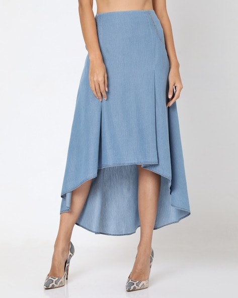 blue envelope skirt
