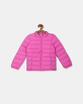 Gap pink 2025 puffer jacket