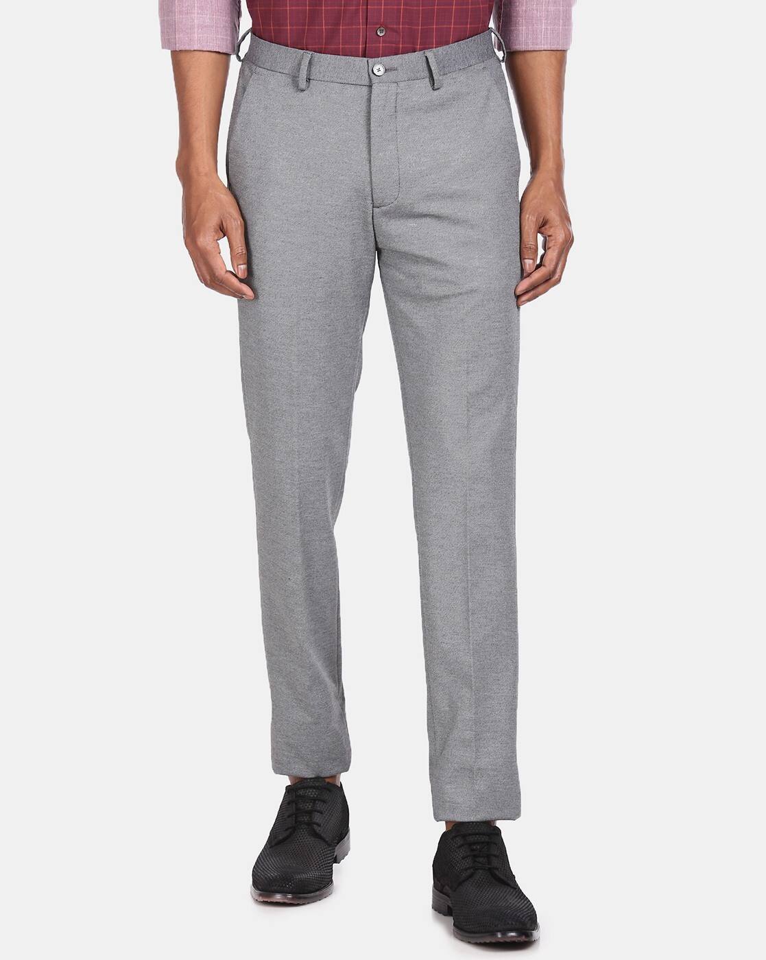 Buy Grey Trousers \u0026 Pants for Men by 