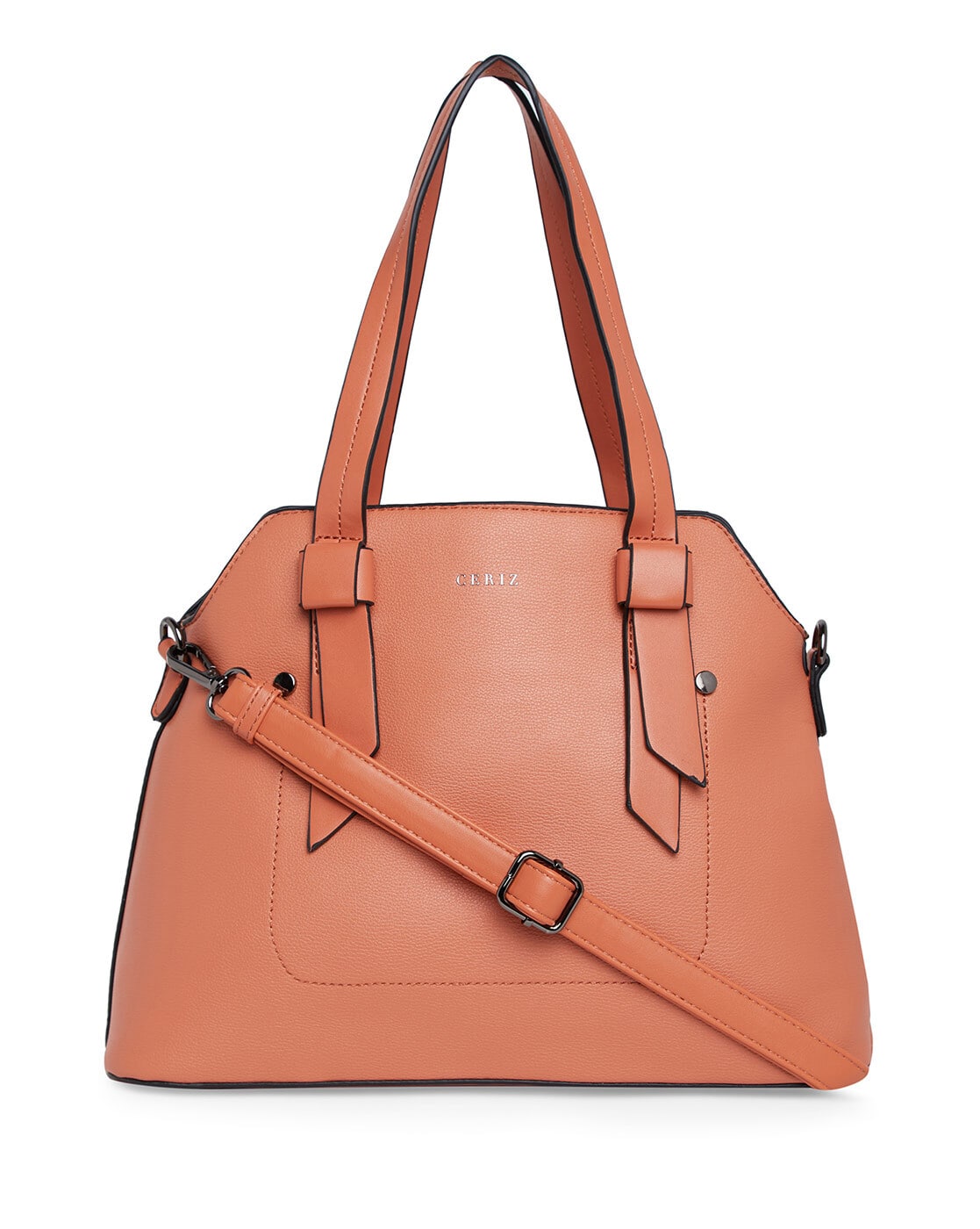 Buy CERIZ Red Textured Handheld Bag - Handbags for Women 8803483 | Myntra