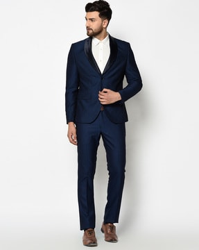 blackberry navy blue suit