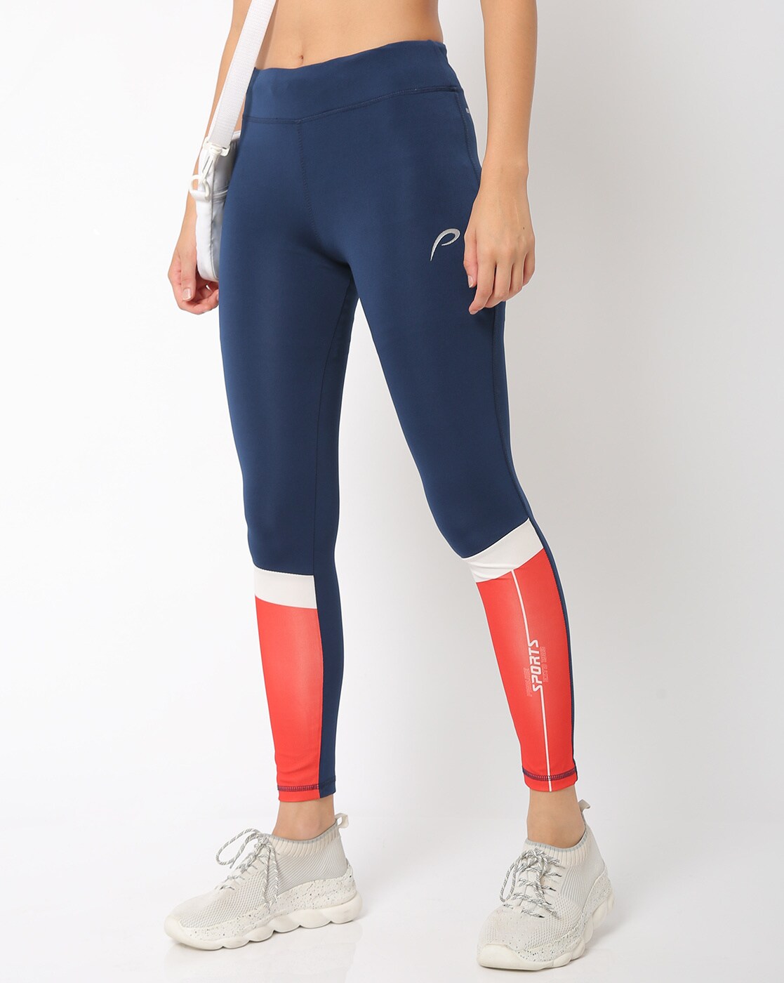 Sportswear Women's Swoosh Leggings - Thunder Blue/White/White – Feature