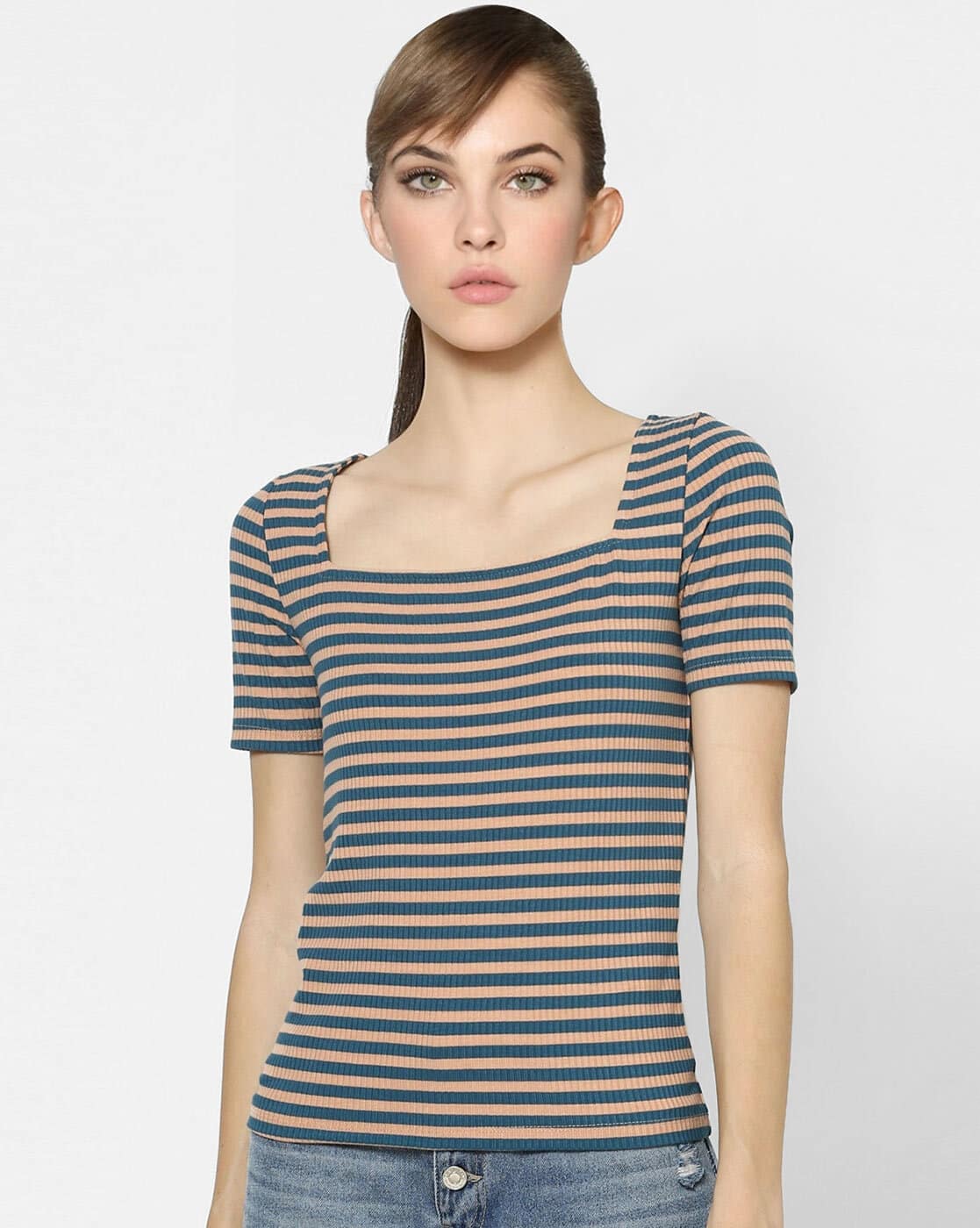 Square neck t shirt womens Clearance