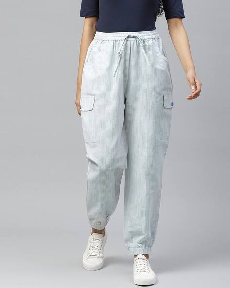 striped cargo pants