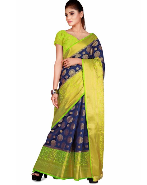 Deep Sea Green Saree – EAST & GRACE