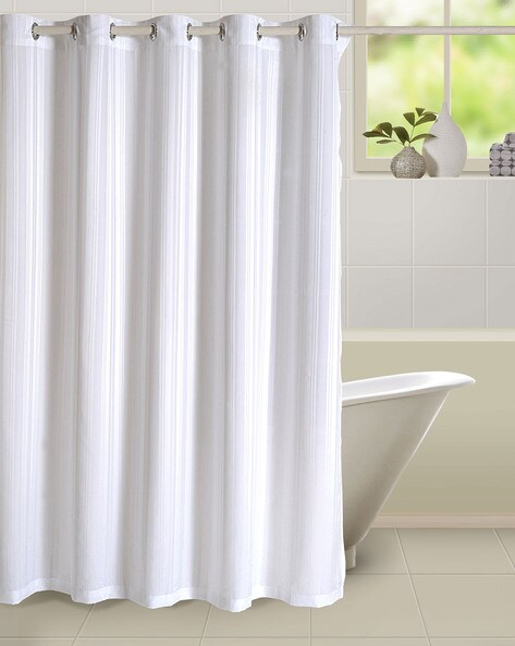 White Bath Curtains For Home, White Shower Curtains