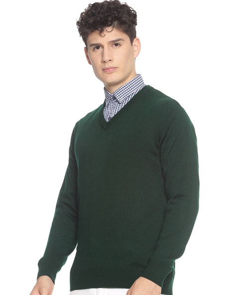 Buy Green Sweaters & Cardigans for Men by 513 Online