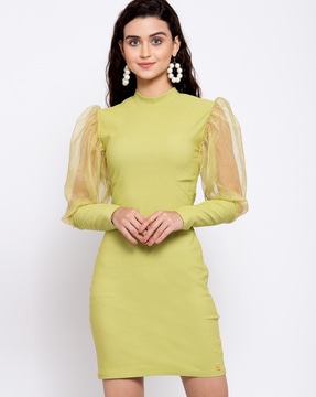 Cuff sleeve dress sale