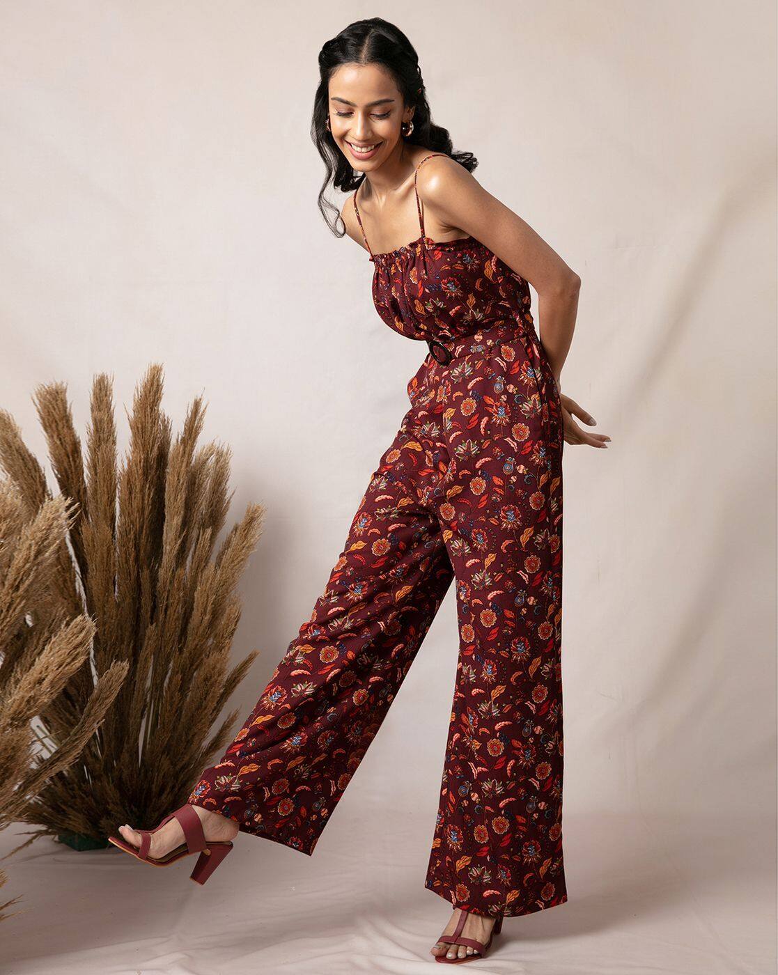 Buy Maroon Jumpsuits &Playsuits for Women by Twenty Dresses Online