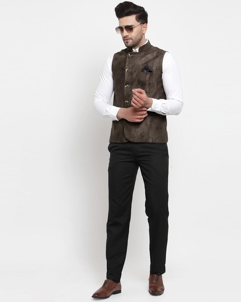 Side button nehru clearance jacket