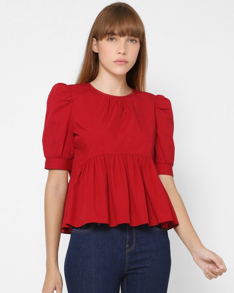 Buy Red Tops for Women by ONLY Online ...