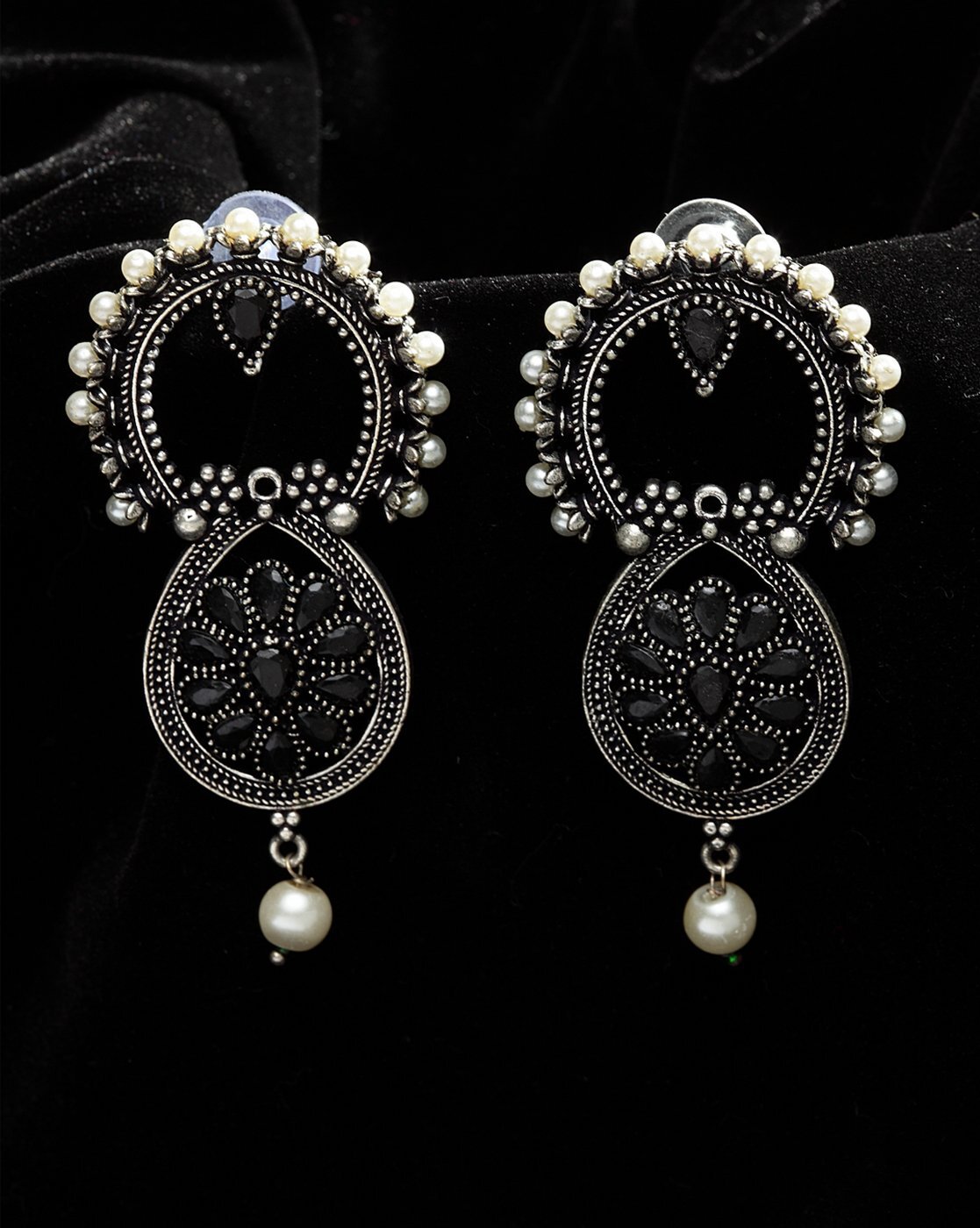 Moonstruck Alloy Metal and Agate Dangle Drop Earrings for Women,White –  www.Moonstruckinc.com