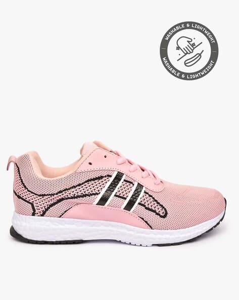 PERFORMAX Textured Lace-Up Running Shoes