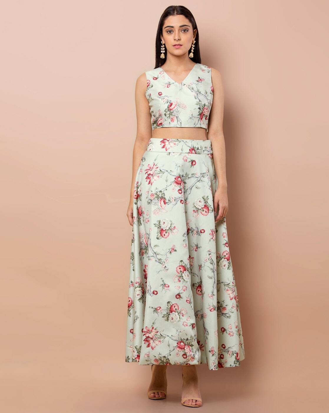 Buy Blue Lehenga Choli Sets for Women by INDYA Online | Ajio.com