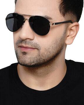 black aviator sunglasses for men