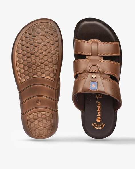 Buy Tan Flip Flop & Slippers for Men by Inblu Online | Ajio.com