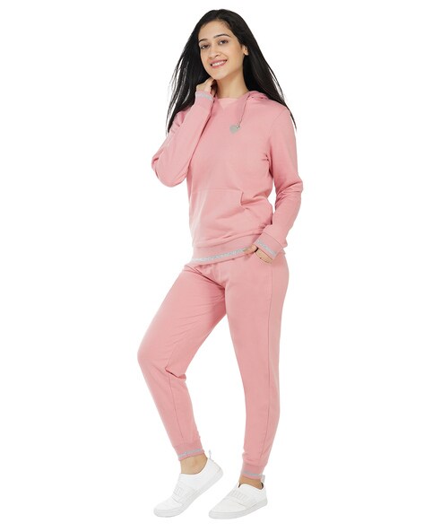 peach tracksuit womens