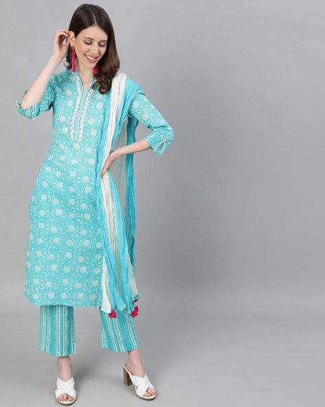 Buy Blue Kurta Suit Sets for Women by 