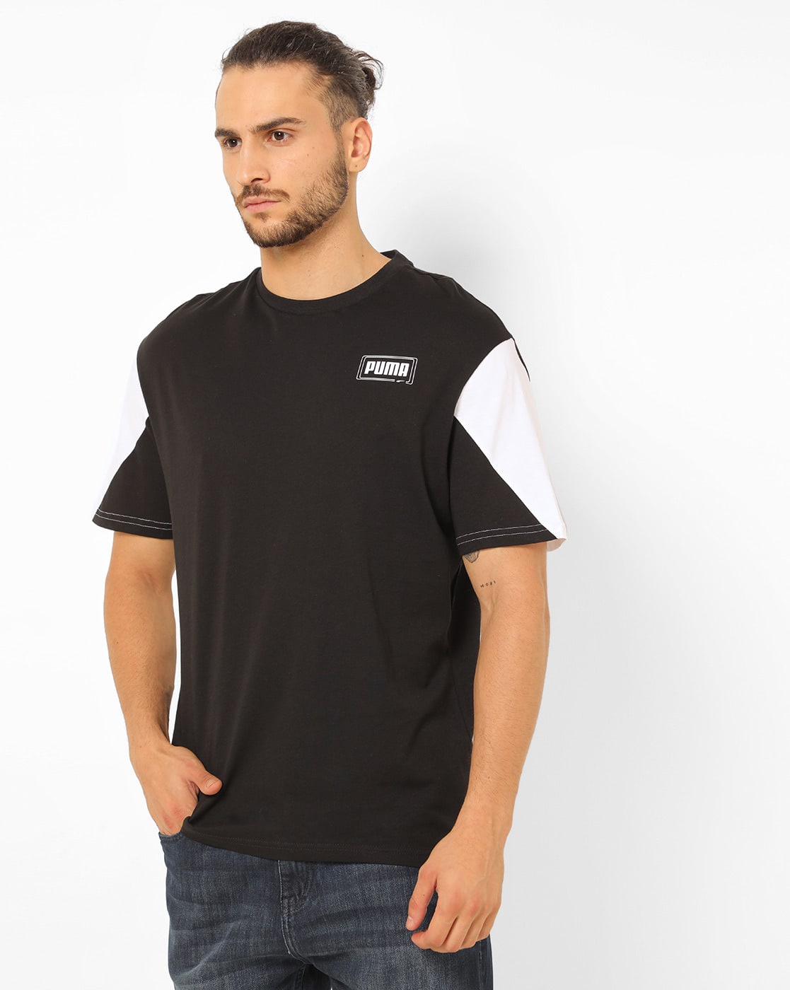 Buy Black Tshirts for Men by Puma 