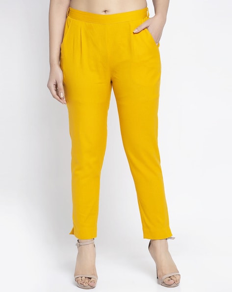 Aujjessa Pleated Pants with Insert Pockets