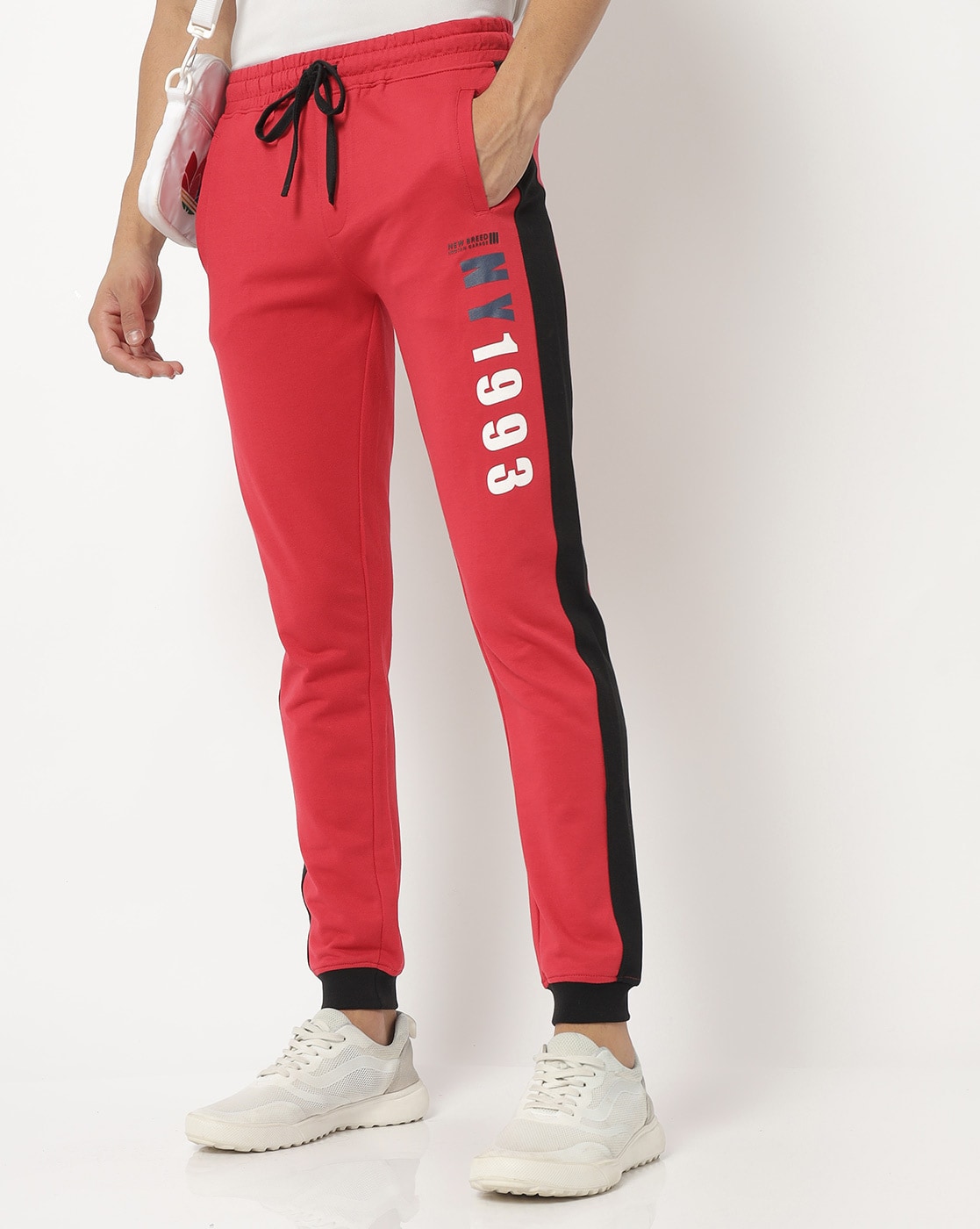 Buy Red Track Pants for Men by The Indian Garage Co Online