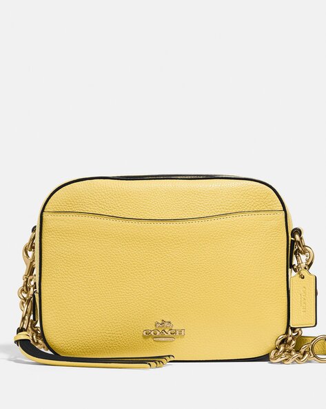 Coach yellow satchel - an old (c. 2014) favorite from my closet : r/handbags