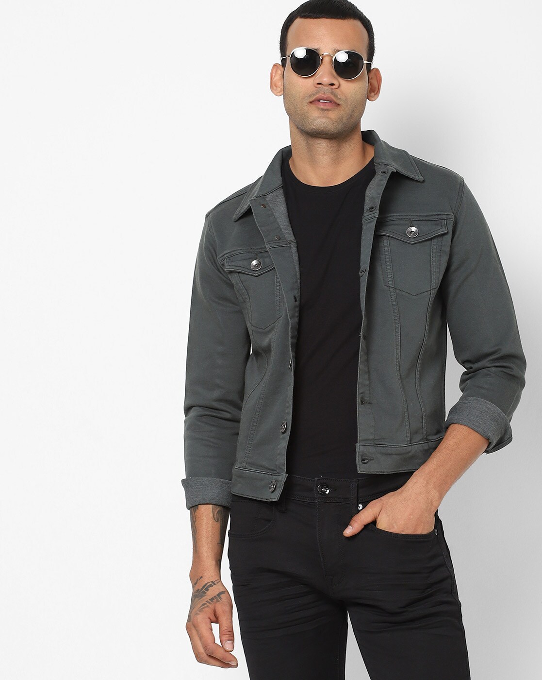 pepe jeans olive green jacket