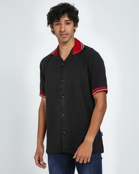 Buy Black Shirts for Men by Blue Saint 